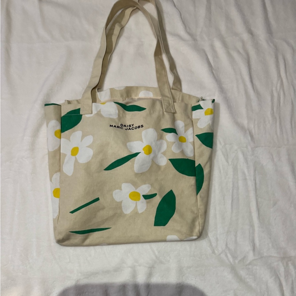 Marc Jacobs Daisy Tote Bag - Cream and Green